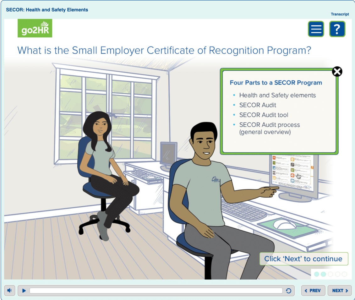 go2HR-Health-Safety Course Module Example